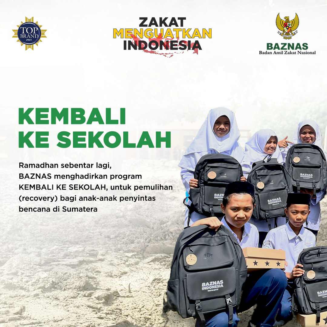 Kembali ke Sekolah untuk Anak-anak Korban Bencana di Sumatera